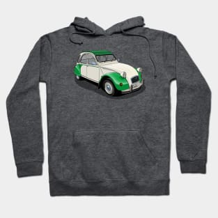 Citroen 2CV Dolly in Green Hoodie